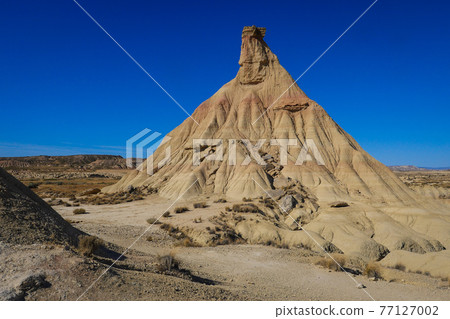 Spain, Navarre, Arguedas, Bardenas Reales desert, natural park classified as Biosphere Reserve by Spain, Navarre, Arguedas, Bardenas Reales desert, natural park classified as Biosphere Reserve by 77127002