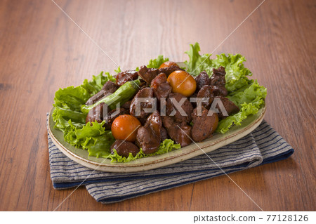水煮雞肉 77128126
