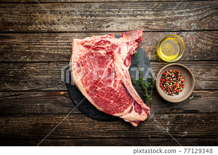 Raw Beef Steak Raw Beef Steak 77129348