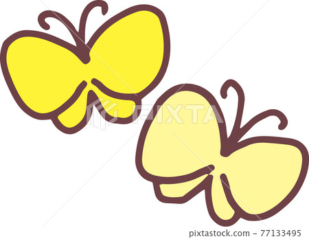 Two butterflies 77133495