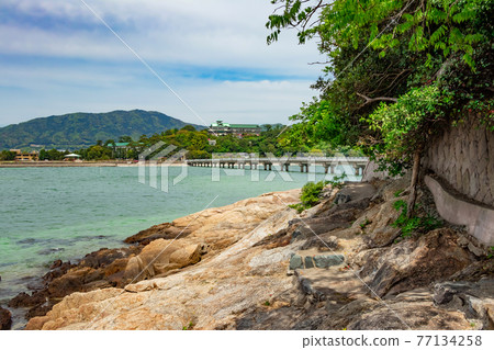 Takeshima, the symbol of Gamagori <Gamagori City, Aichi Prefecture> 77134258