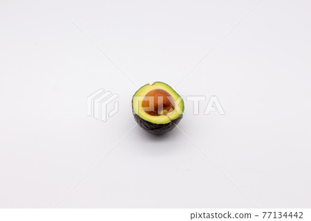 Avocado cut in half Avocado cut in half 77134442
