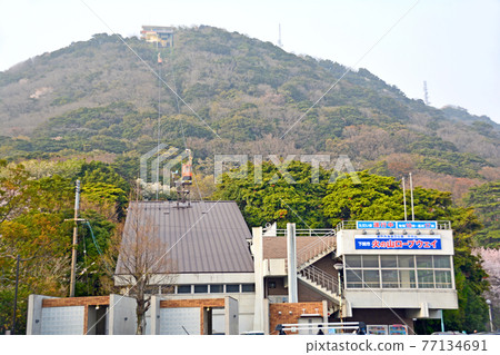 Shimonoseki City's popular tourist spot Hinoyama Park Ropeway Shimonoseki City's popular tourist spot Hinoyama Park Ropeway 77134691