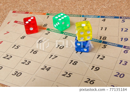 Dice, squares, squares, games, entertainment, numbers, dice, calendars, calendars, schedules, management, rolls 77135184
