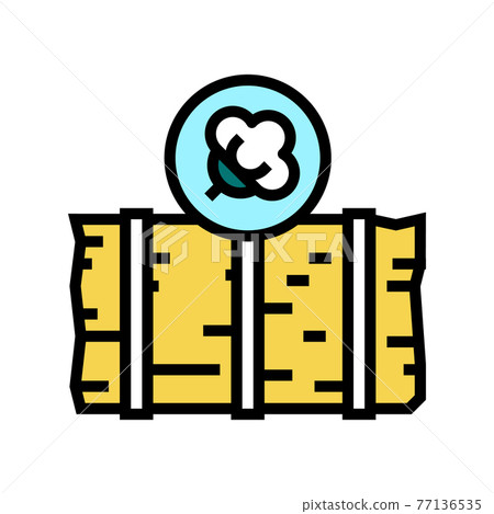 wool stack textile color icon vector illustration wool stack textile color icon vector illustration 77136535