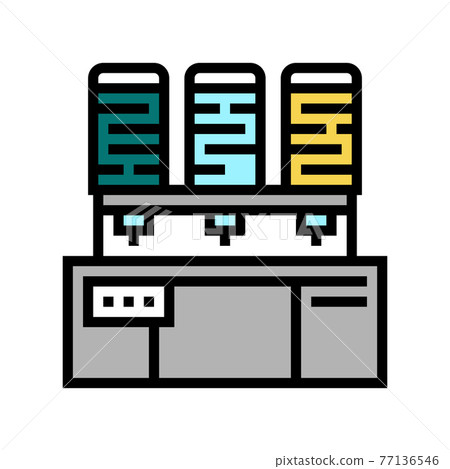 painting silk thread color icon vector illustration painting silk thread color icon vector illustration 77136546