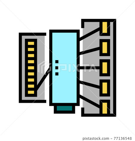 silk thread production industry machine color icon vector illustration silk thread production industry machine color icon vector illustration 77136548