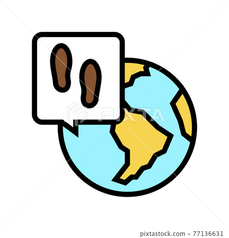 worldwide refugee color icon vector illustration worldwide refugee color icon vector illustration 77136631