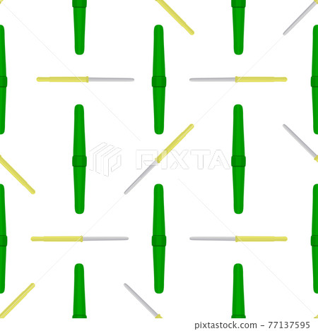 Abstract seamless medical pipette, dropper for laboratory on white background Abstract seamless medical pipette, dropper for laboratory on white background 77137595