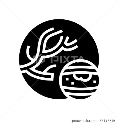 atheroma disease line icon vector illustration 77137716