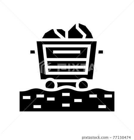 mining booty aluminium production line icon vector illustration 77138474