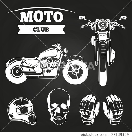 Moto club motorcycle, helmet 77139309