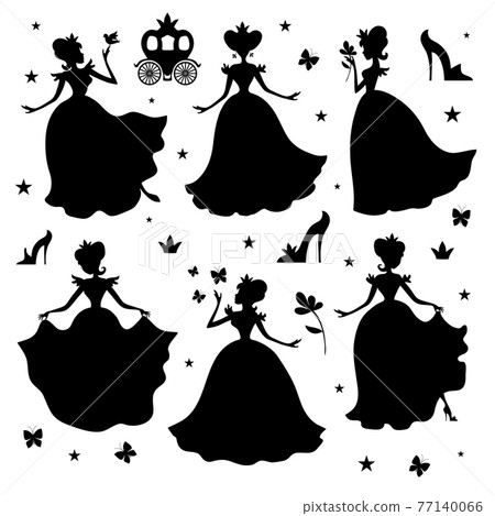 Little princess silhouettes 77140066