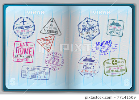Open passport for foreign traveling Open passport for foreign traveling 77141509
