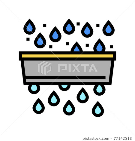 water purification and pollution color icon vector illustration 77142518