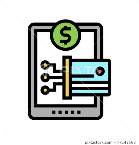 digital technology shop department color icon vector illustration digital technology shop department color icon vector illustration 77142568
