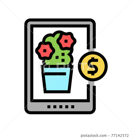 flower shop department color icon vector illustration flower shop department color icon vector illustration 77142572