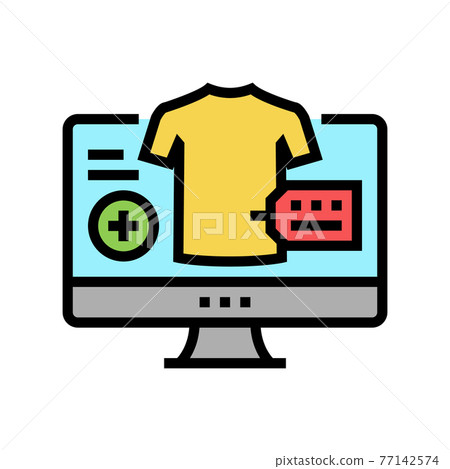 clothes shop department color icon vector illustration clothes shop department color icon vector illustration 77142574