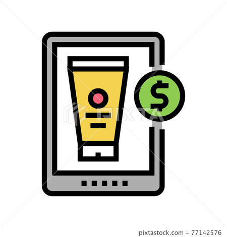 cosmetics shop department color icon vector illustration cosmetics shop department color icon vector illustration 77142576
