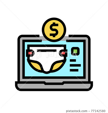 newborn children shop department color icon vector illustration 77142580