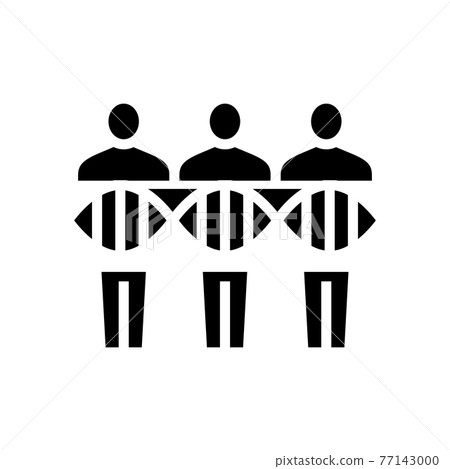 people genetic glyph icon vector illustration flat people genetic glyph icon vector illustration flat 77143000