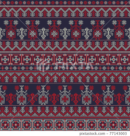 Russian pattern 7 77143003