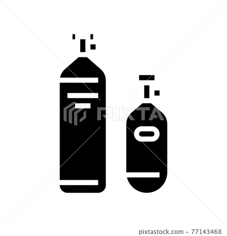 equipment air compressor glyph icon vector illustration equipment air compressor glyph icon vector illustration 77143468