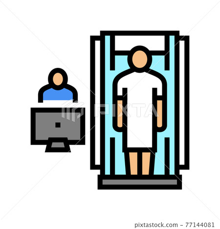 hospital cabinet radiology color icon vector illustration hospital cabinet radiology color icon vector illustration 77144081
