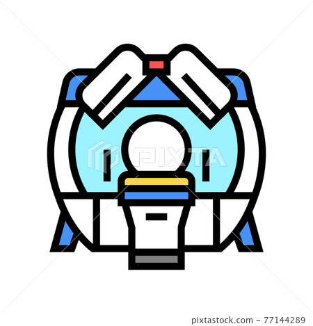 mri hospital radiology equipment color icon vector illustration mri hospital radiology equipment color icon vector illustration 77144289