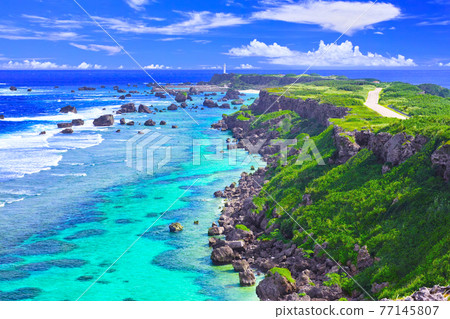 Miyakojima. Landscape of Higashi-ei Azaki Miyakojima. Landscape of Higashi-ei Azaki 77145807