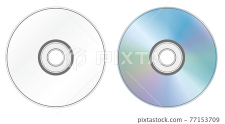 CD 正反面圖像說明（記錄介質） 77153709