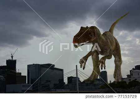 Tenmanbashi Building Street and Dinosaurs 77153729