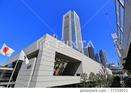 Tokyo Nishi-Shinjuku cityscape Tokyo Opera City New National Theatre 77158031