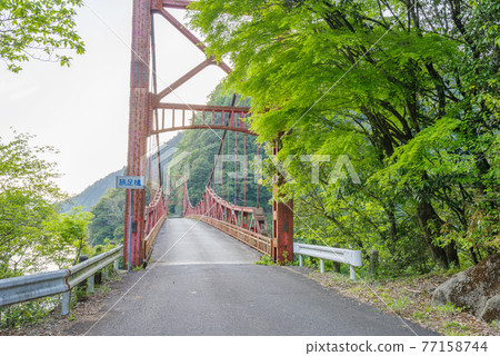 [National Route 418] Cross the Tabiashi Bridge 77158744