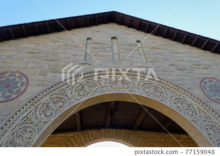Stanford University Main Quad Corridor Arch Decoration Stanford University Main Quad Corridor Arch Decoration 77159048