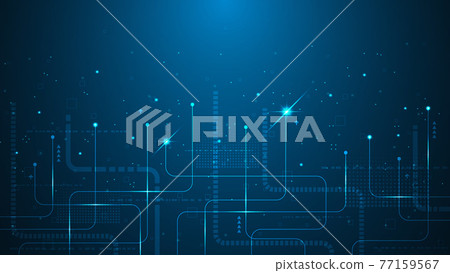 Vector background in the concept of technology. 77159567