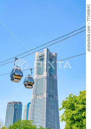 [Kanagawa Prefecture] Minato Mirai Urban Ropeway in fine weather 77160641