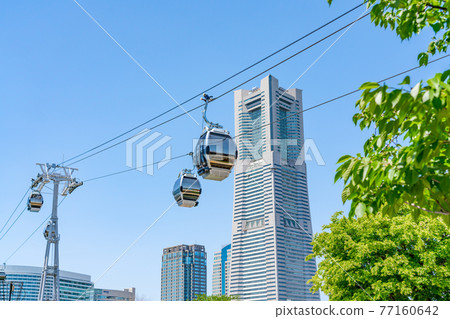[Kanagawa Prefecture] Minato Mirai Urban Ropeway in fine weather 77160642