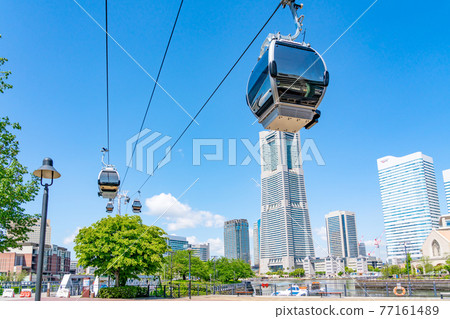 [神奈川縣] 好天氣的港未來城市索道 77161489