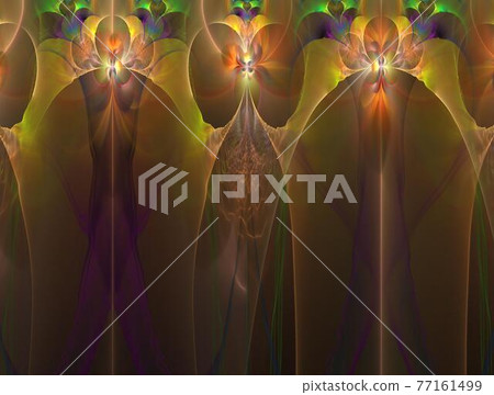 Imaginatory fractal background generated Image 77161499