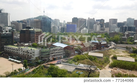 Seoul City. Gwanghwamun. Street. View. Namsan. Deoksugung Palace Seoul City. Gwanghwamun. Street. View. Namsan. Deoksugung Palace 77164066