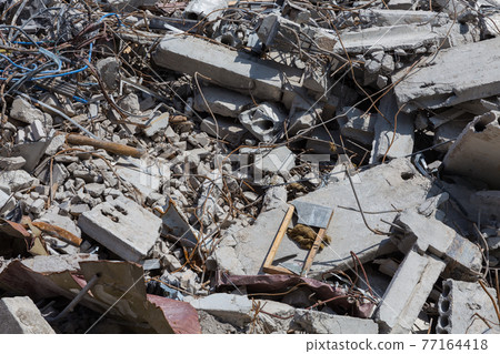 Demolished house before reconstruction Demolished house before reconstruction 77164418