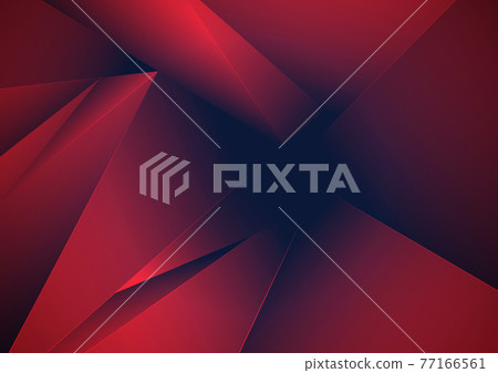 Abstract low polygon red gradient color on... - Stock Illustration ...