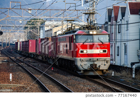 火車 電氣列車 貨運列車 77167440