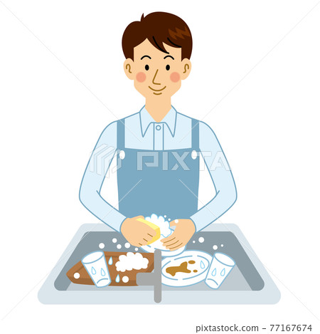 洗衣服的男人 洗衣服的男人 77167674