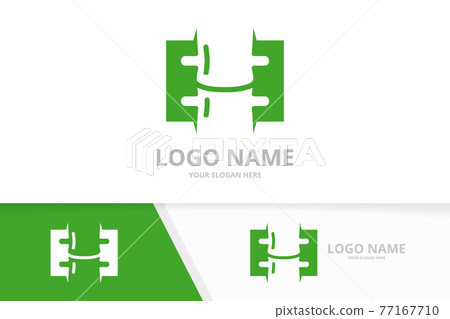 Abstract spine bones logo combination. Unique spinal diagnostic center logotype design template. Abstract spine bones logo combination. Unique spinal diagnostic center logotype design template. 77167710