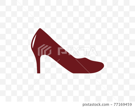 High heel shoe icon. Vector illustration, flat design. 77169459