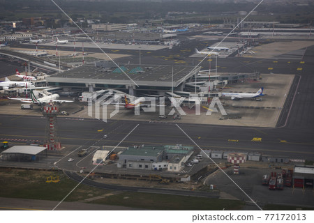 Fiumicino Airport. Made preparation for flight Fiumicino Airport. Made preparation for flight 77172013