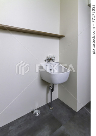 Slop sink construction example Slop sink construction example 77172052