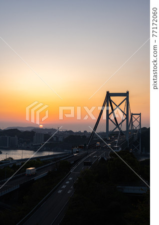 從目加里第二展望台眺望關門橋 --- 夜景 77172060